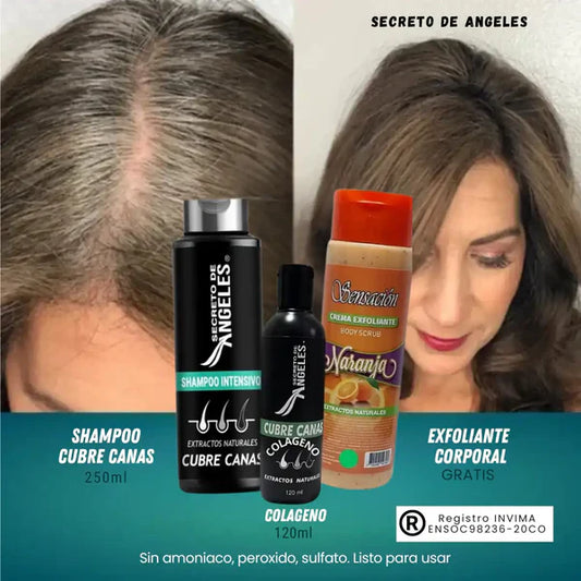 Shampoo Cubre canas + Obsequios