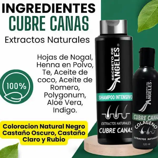 Shampoo Cubre canas + Obsequios